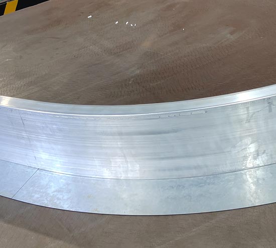 The bending forming process of aluminum alloy profile for automobile