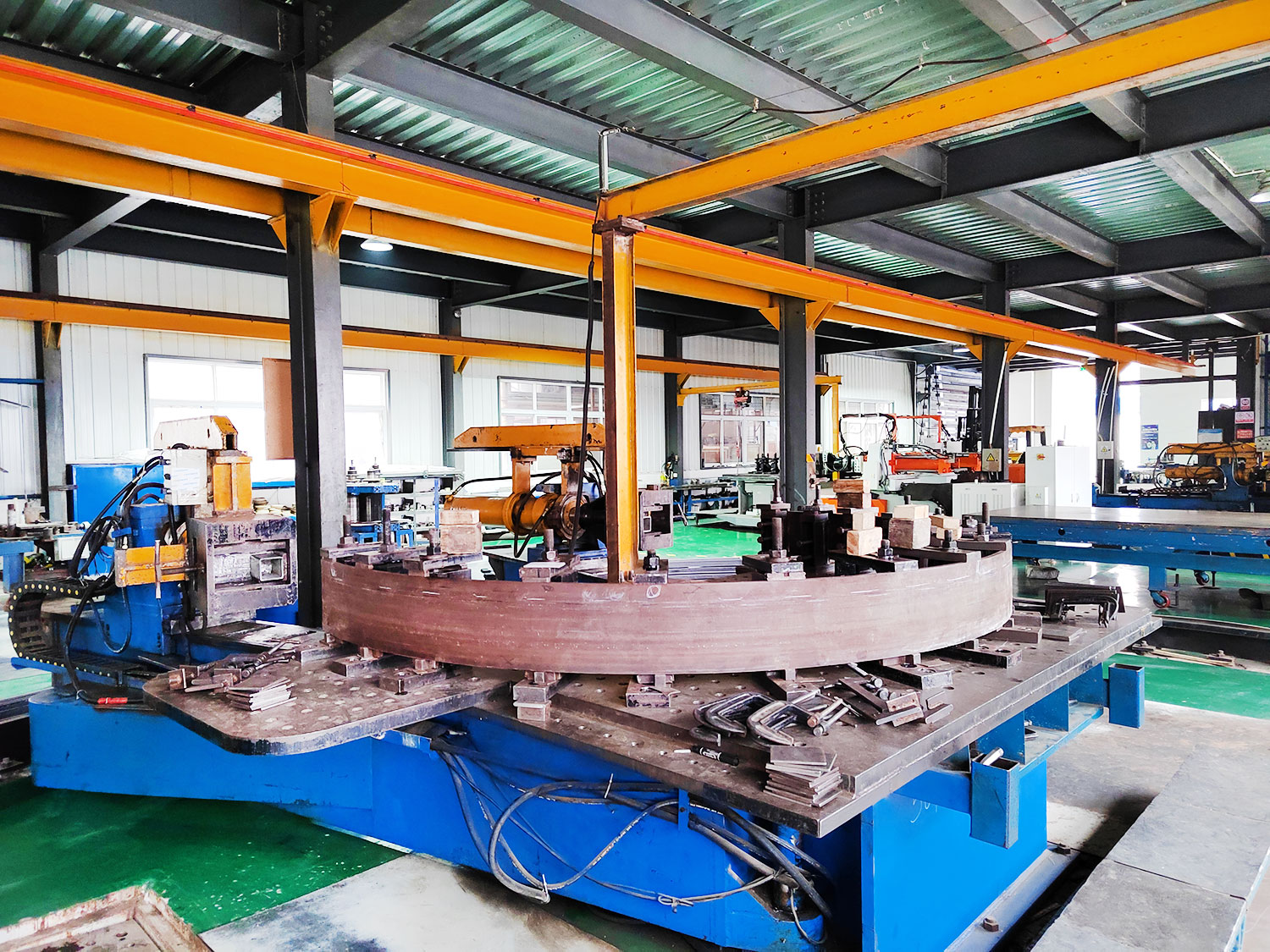 50 tons profile stretching and bending machine