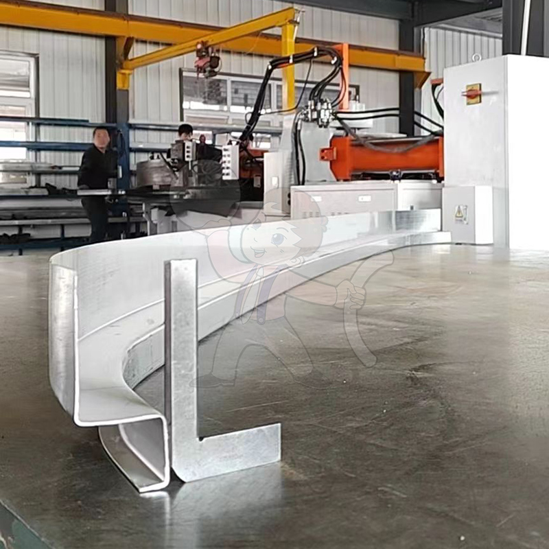 High speed railway carriage roof curved beam (stainless steel)