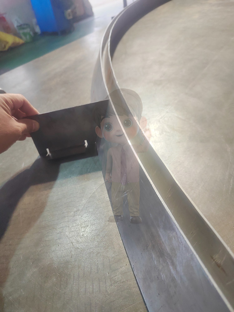 Bending shaped materials