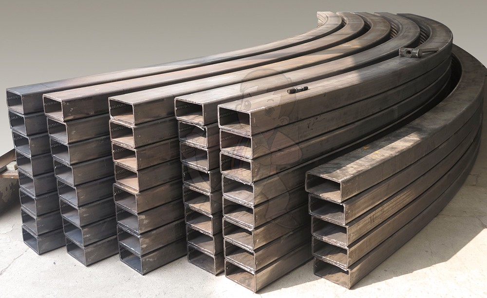 Steel bending processing