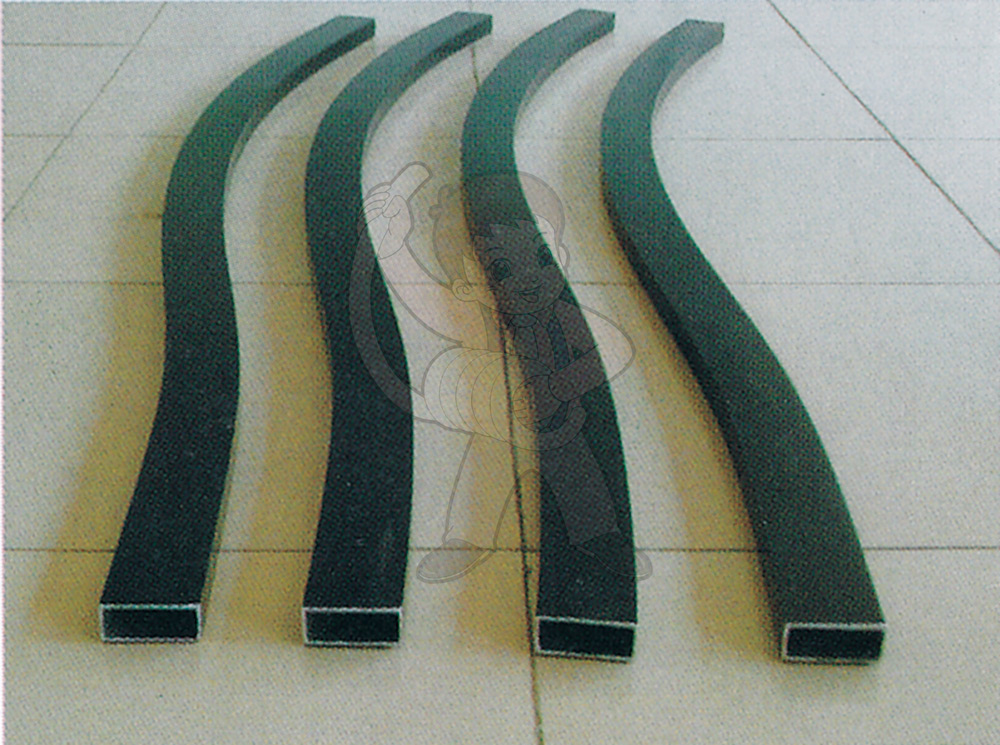 Aluminum alloy decorative material bending processing