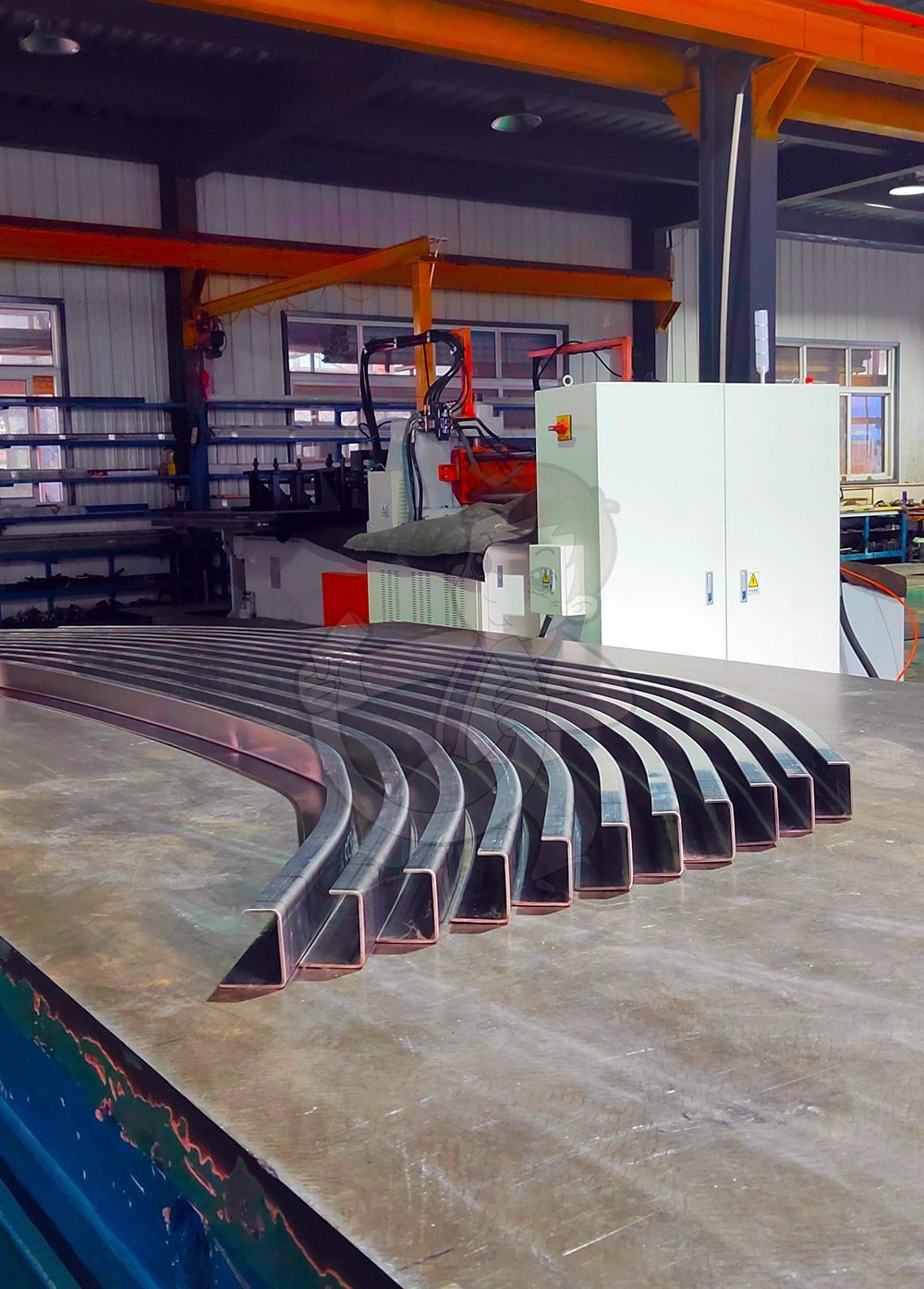 Top bending beam of rail passenger car (stainless steel)