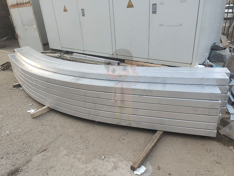 Tent curved beam bending