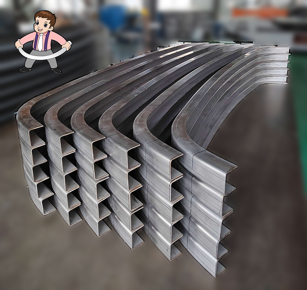 Top bending beam of rail passenger car (stainless steel)
