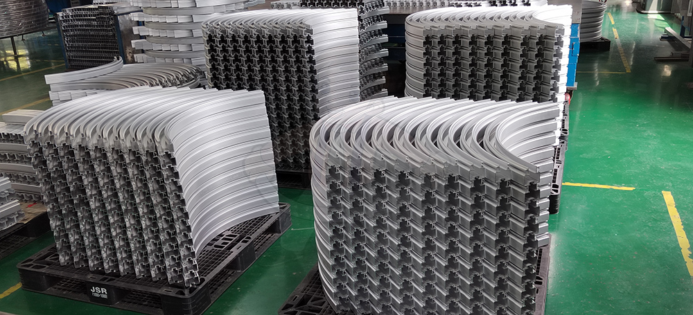 Curved guide rail, curved guide rail, curved guide rail