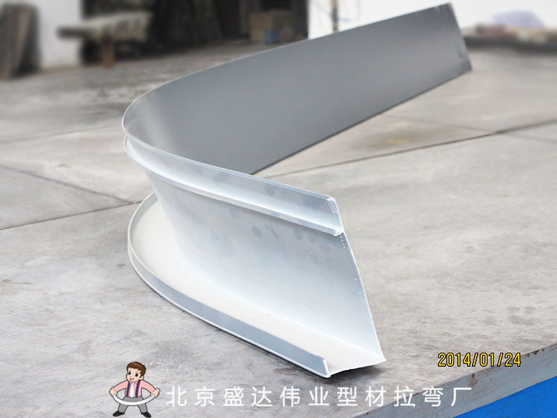 Bending and processing of irregular aluminum profiles