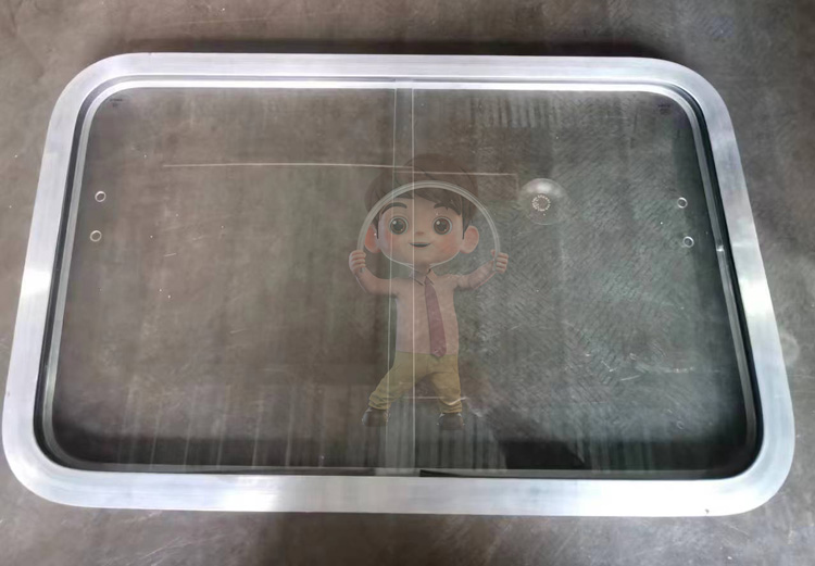 Special window frame bending component