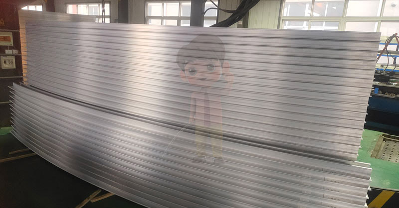 Application of ordinary aluminum profile in building: design aesthetics and structural safety brought by tensile bending process