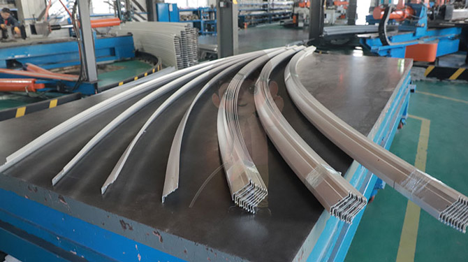 Industrial profile bending solutions, support large radius, small radius complex curve processing, radian precision without deformation