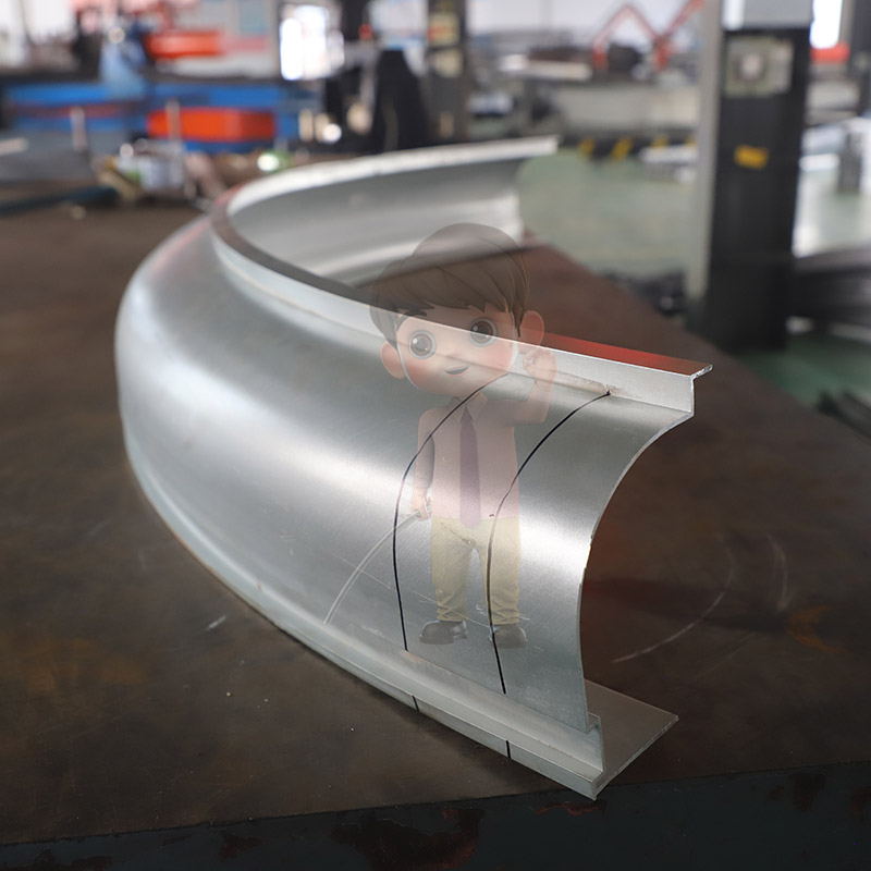 Bending of aluminum profile decorative lines