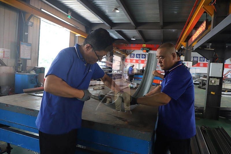 Bending of aluminum profile decorative lines